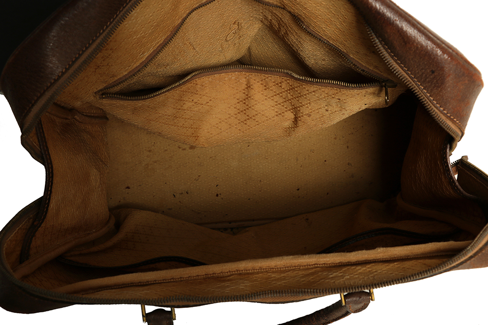 Vintage Gucci Leather Tote Bag and a Leather Hand Bag