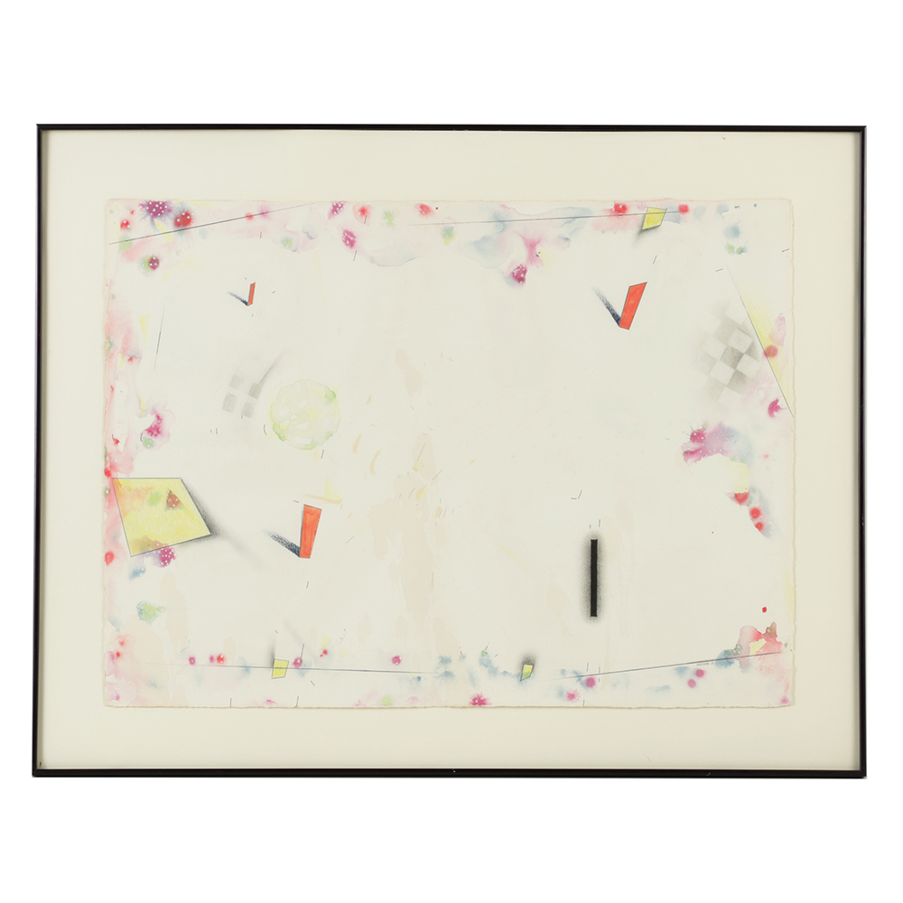 Tom Friedman Watercolor and Mixed Media Paintin “Mother’s Garden”