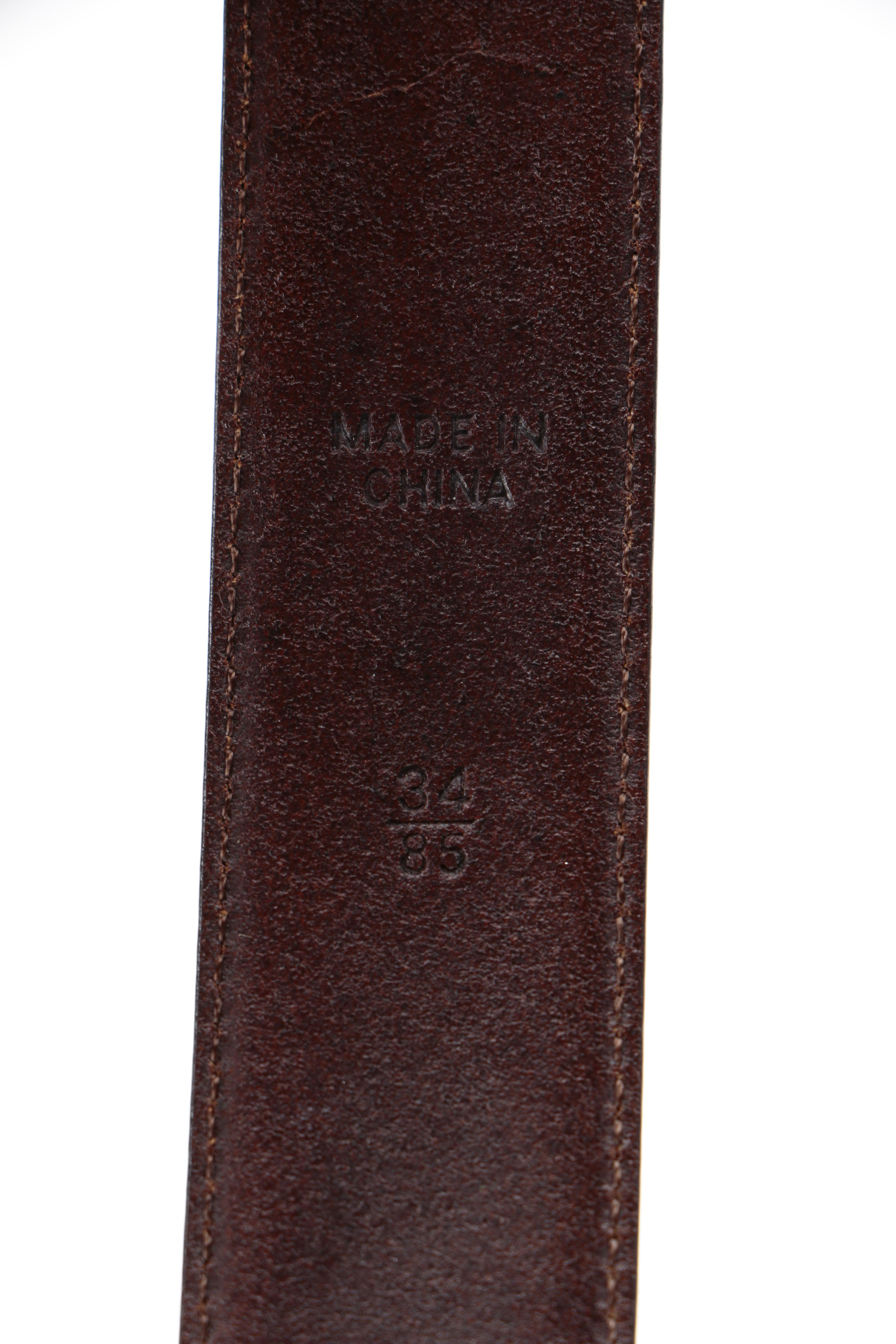 Men's Leather Belts Including Prada and Rag & Bone