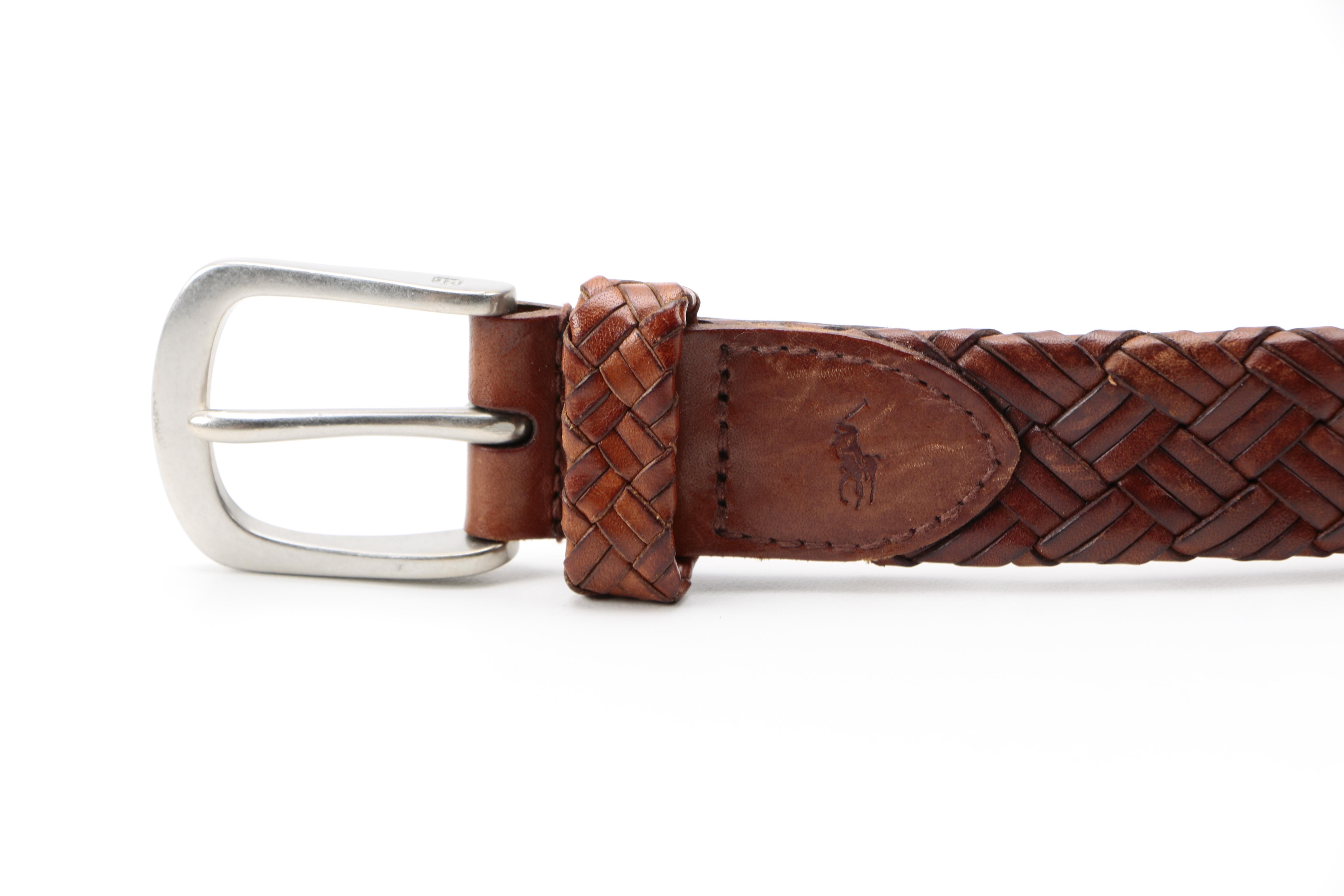Men's Leather Belts Including Prada and Rag & Bone