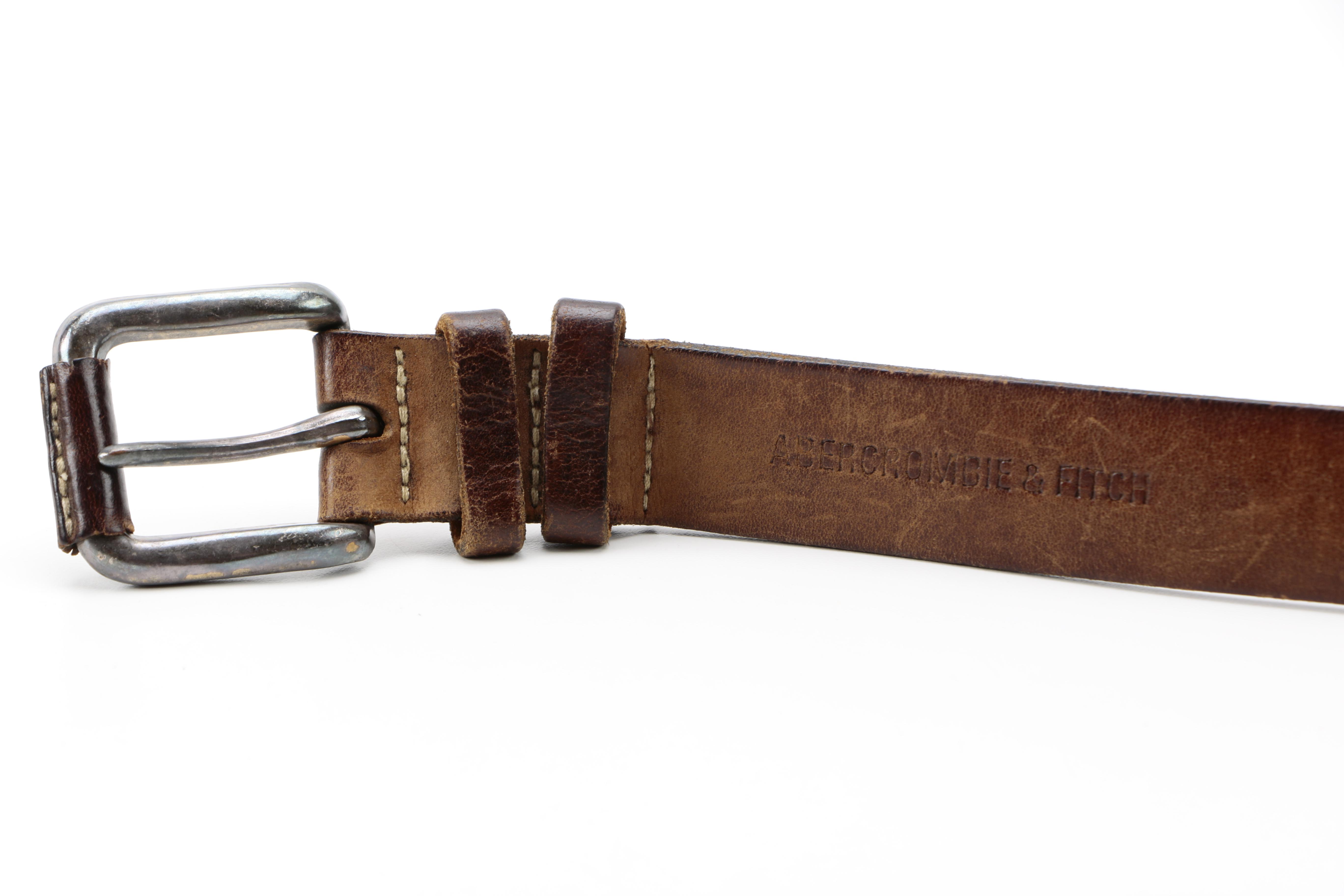 Men's Leather Belts Including Prada and Rag & Bone