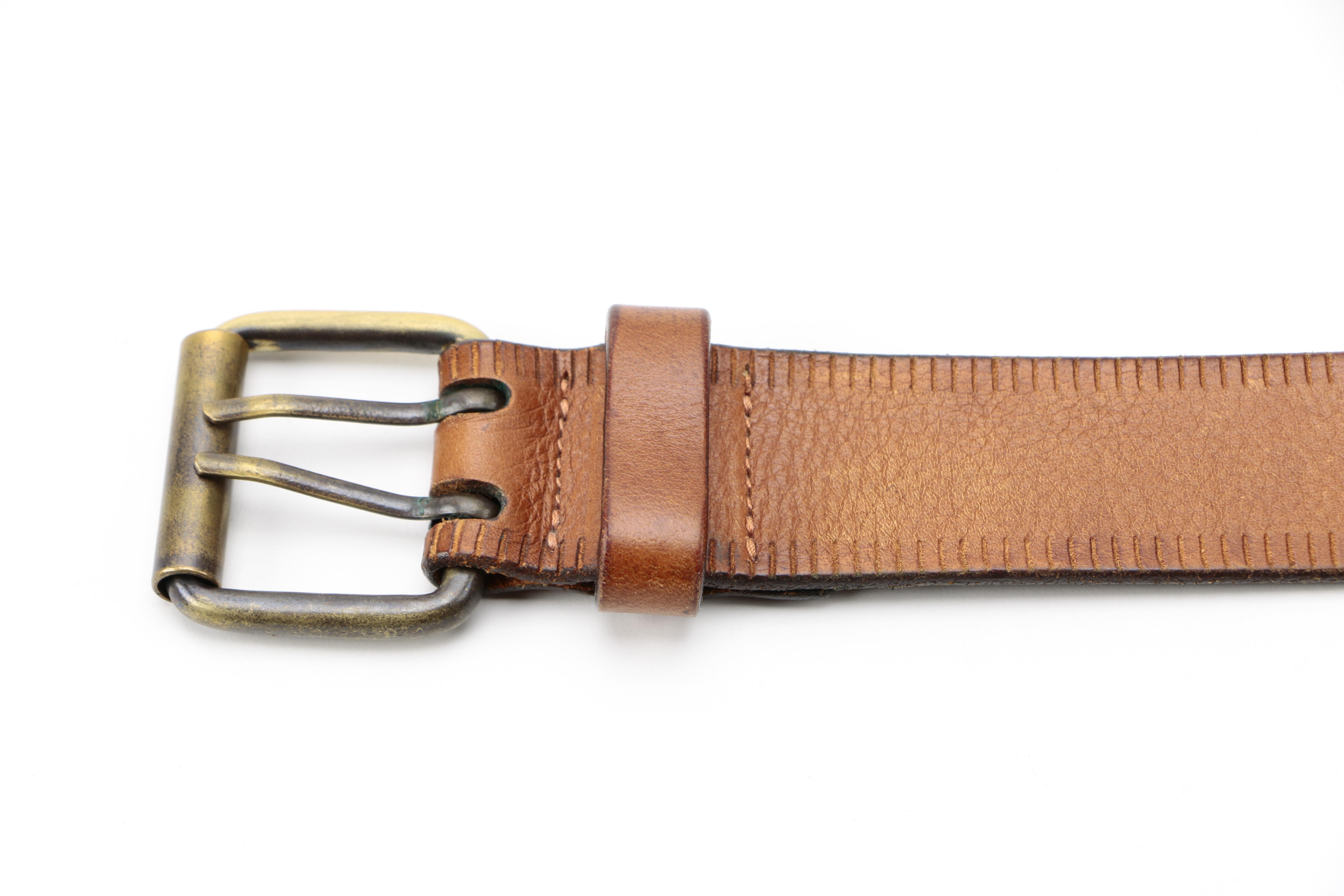 Men's Leather Belts Including Prada and Rag & Bone