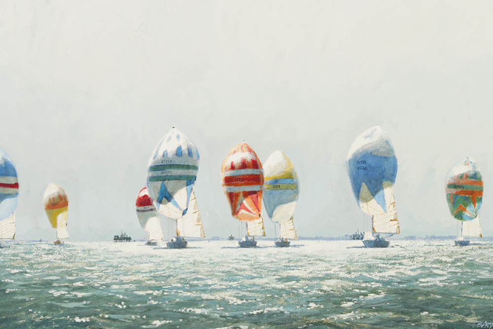 Al Barnes Oil Painting on Canvas "Bay Series"