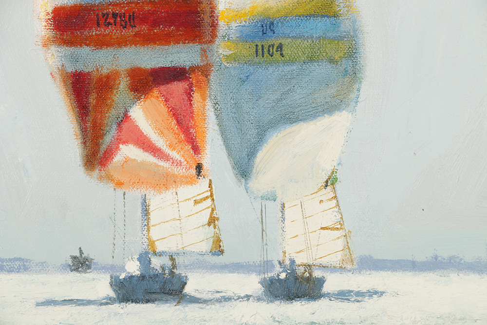 Al Barnes Oil Painting on Canvas "Bay Series"