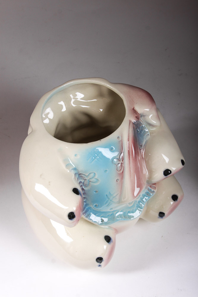 Large Vintage Elephant Cookie Jar