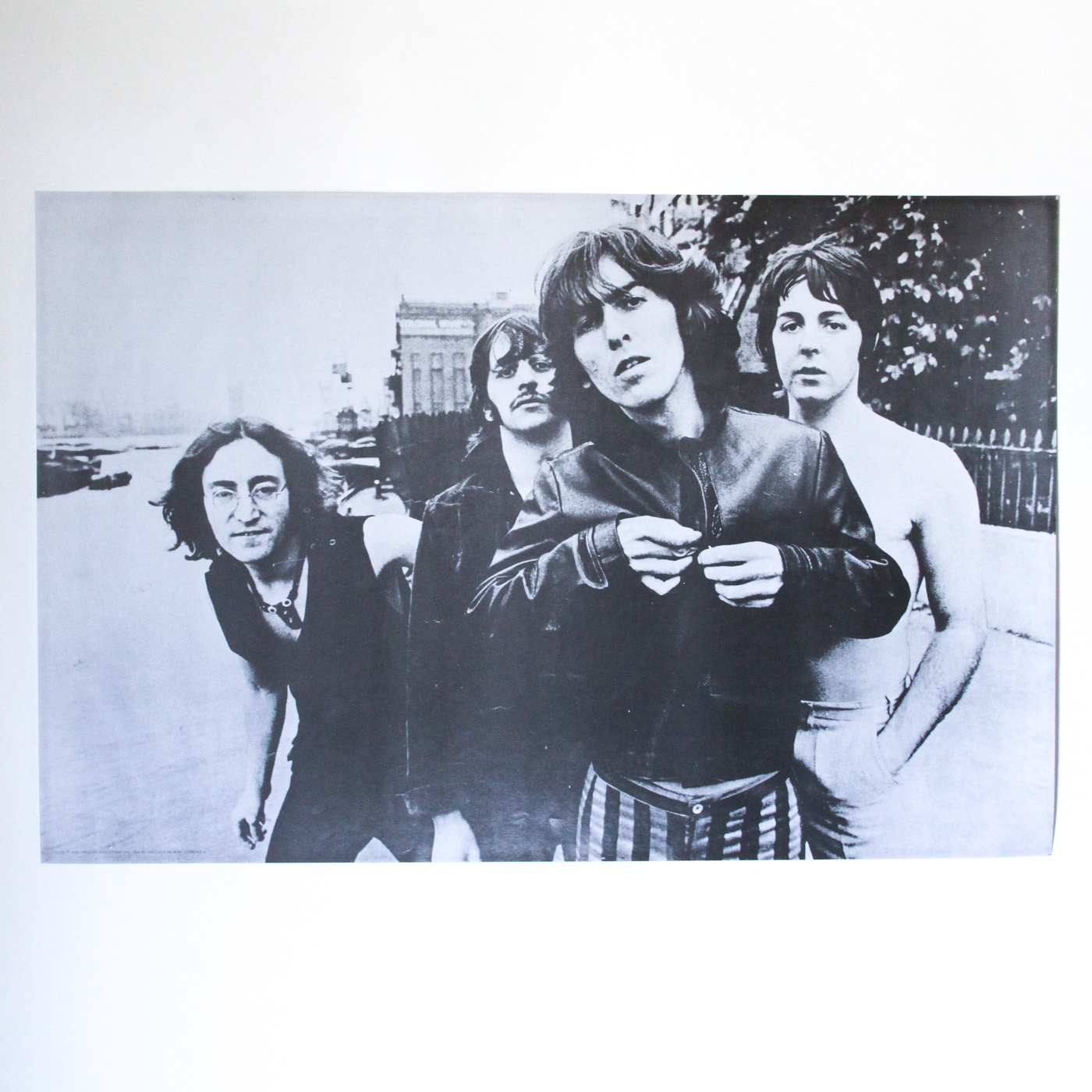 Vintage 1969 Poster of The Beatles