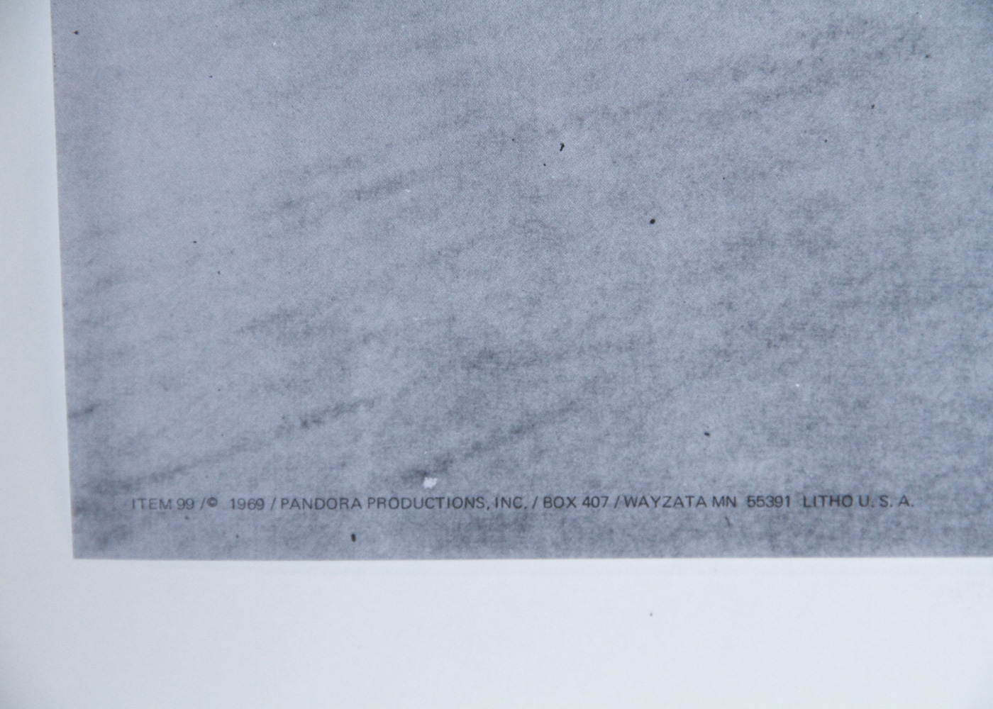 Vintage 1969 Poster of The Beatles