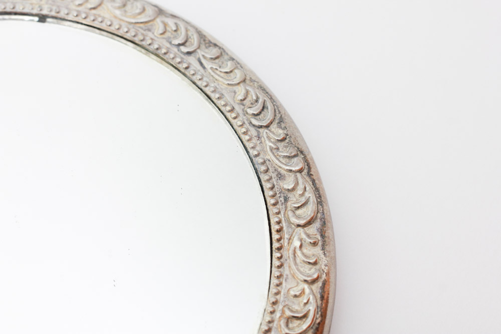 Silver Plate Comb Brush and Mirror Set