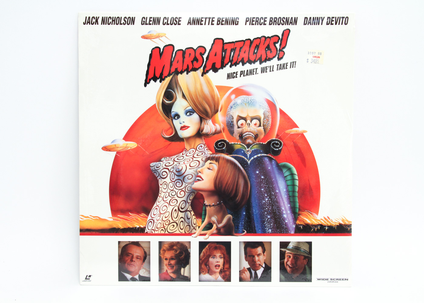 Collection of Three Sealed Laser Discs