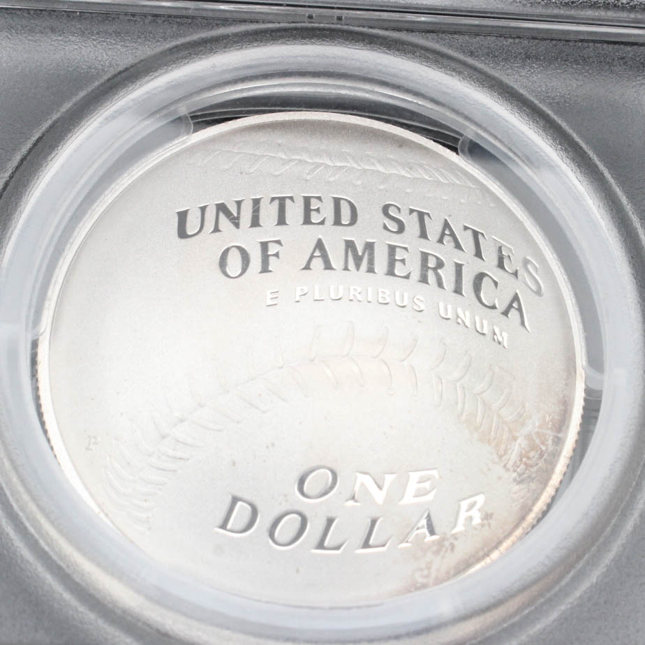 2014 Baseball Hall of Fame PCGS PR69 Pete Rose Signed Silver Dollar