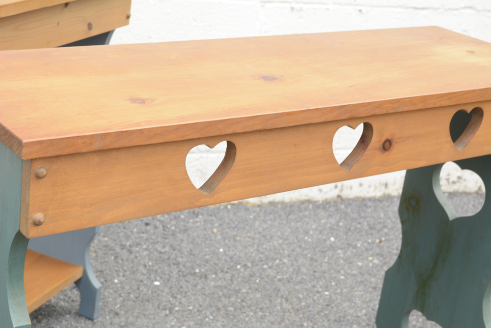 Heart Cutout Side Tables