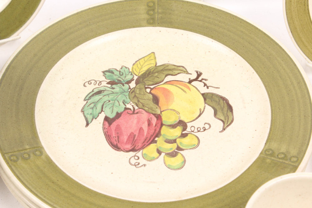 "Provincial  Fruit" Poppy Trail by Metlox Ceramic Dinnerware