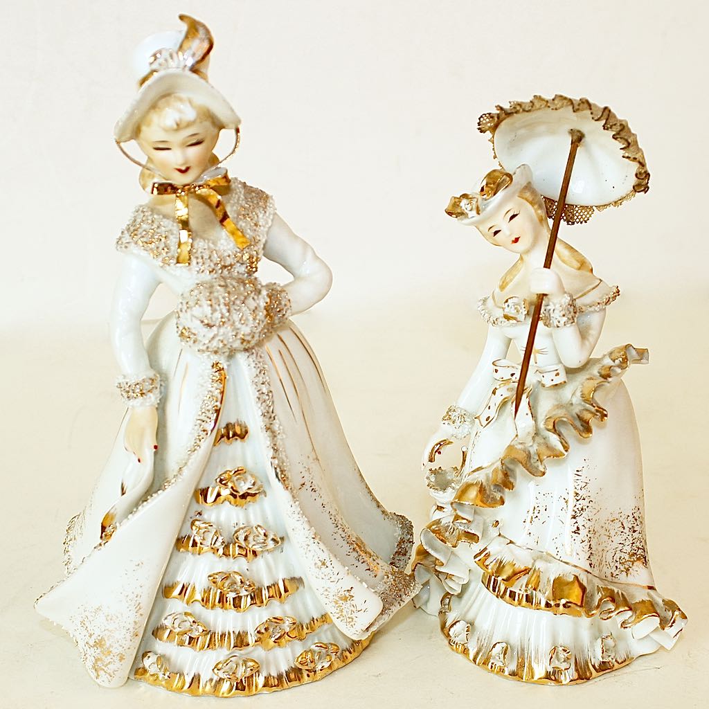 Lefton Hand Painted China Figurines