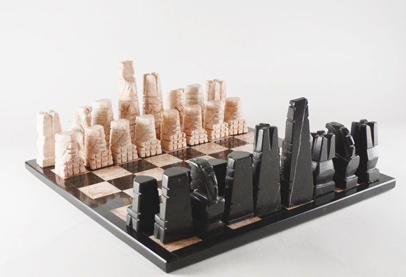 Vintage Marble Chess Set