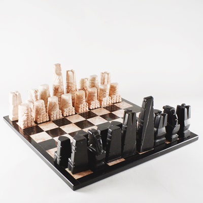 Vintage Marble Chess Set