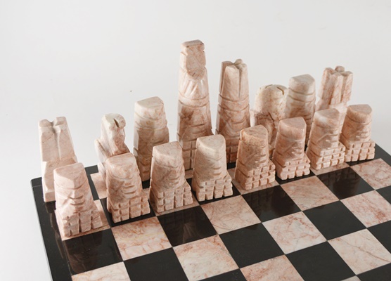 Vintage Marble Chess Set