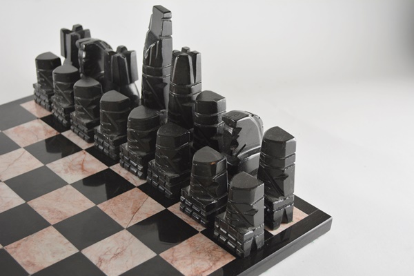 Vintage Marble Chess Set