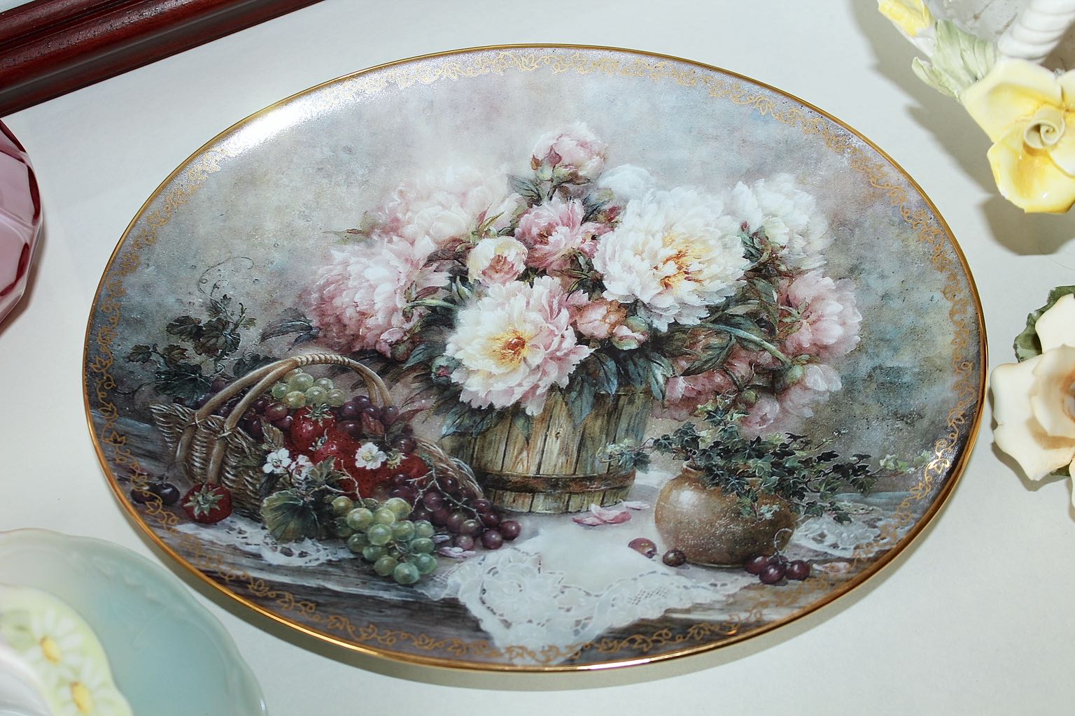 Lena Linn Limited Edition plus Fenton Glass & Capodimonte