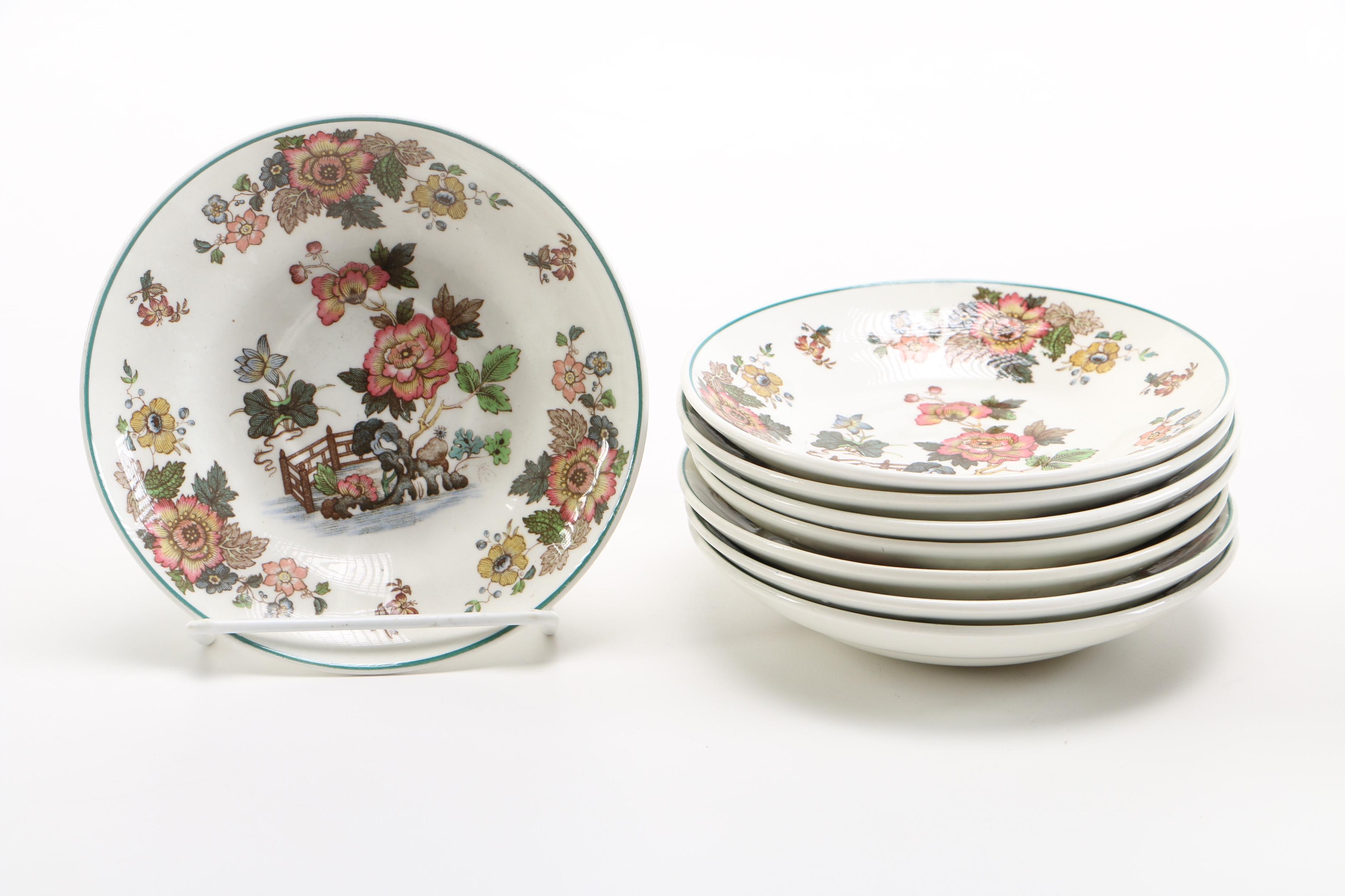 Set of Wedgwood China in the "Eastern Flowers" Pattern