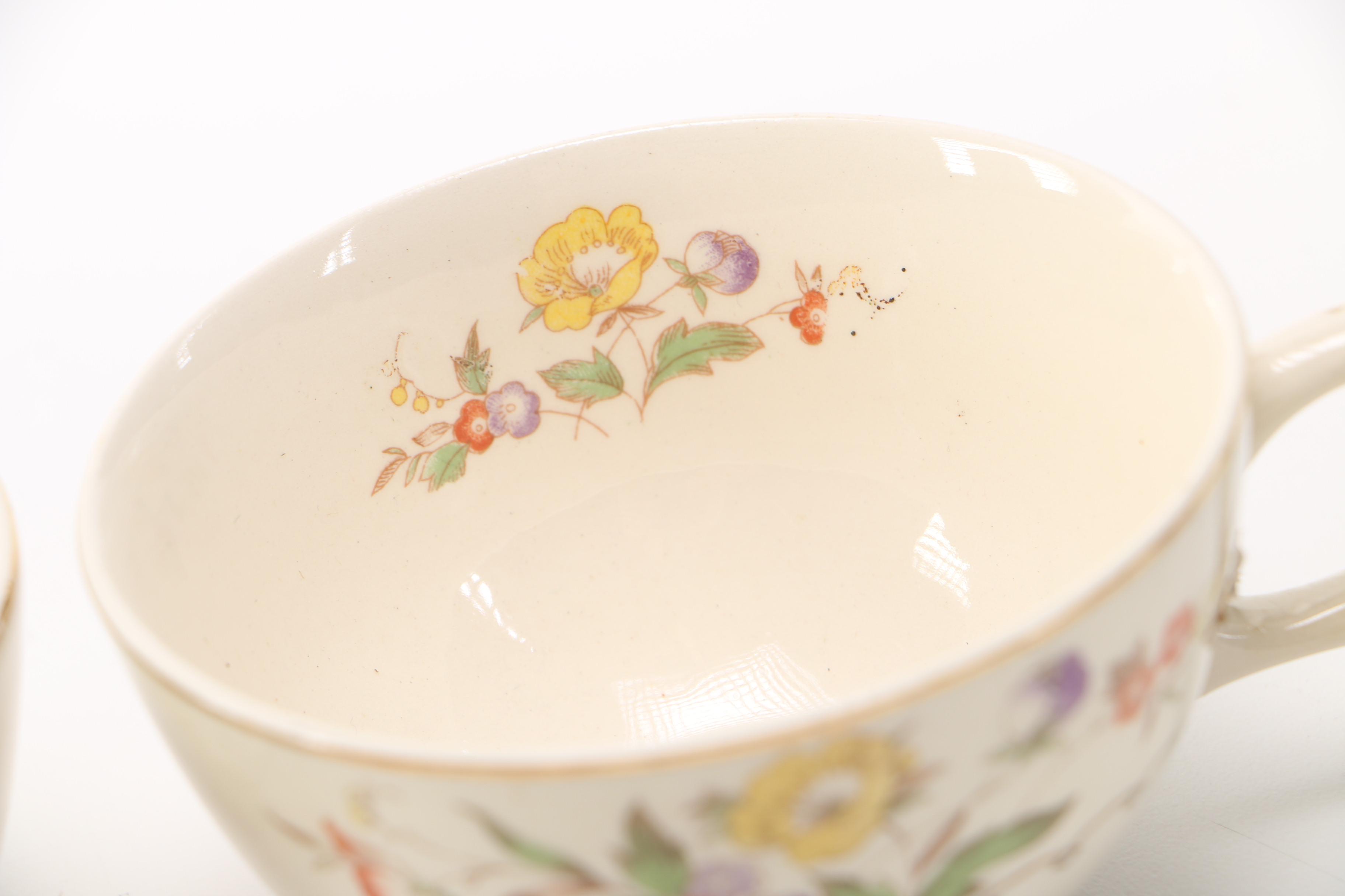 Set of Paden City Pottery Dinnerware