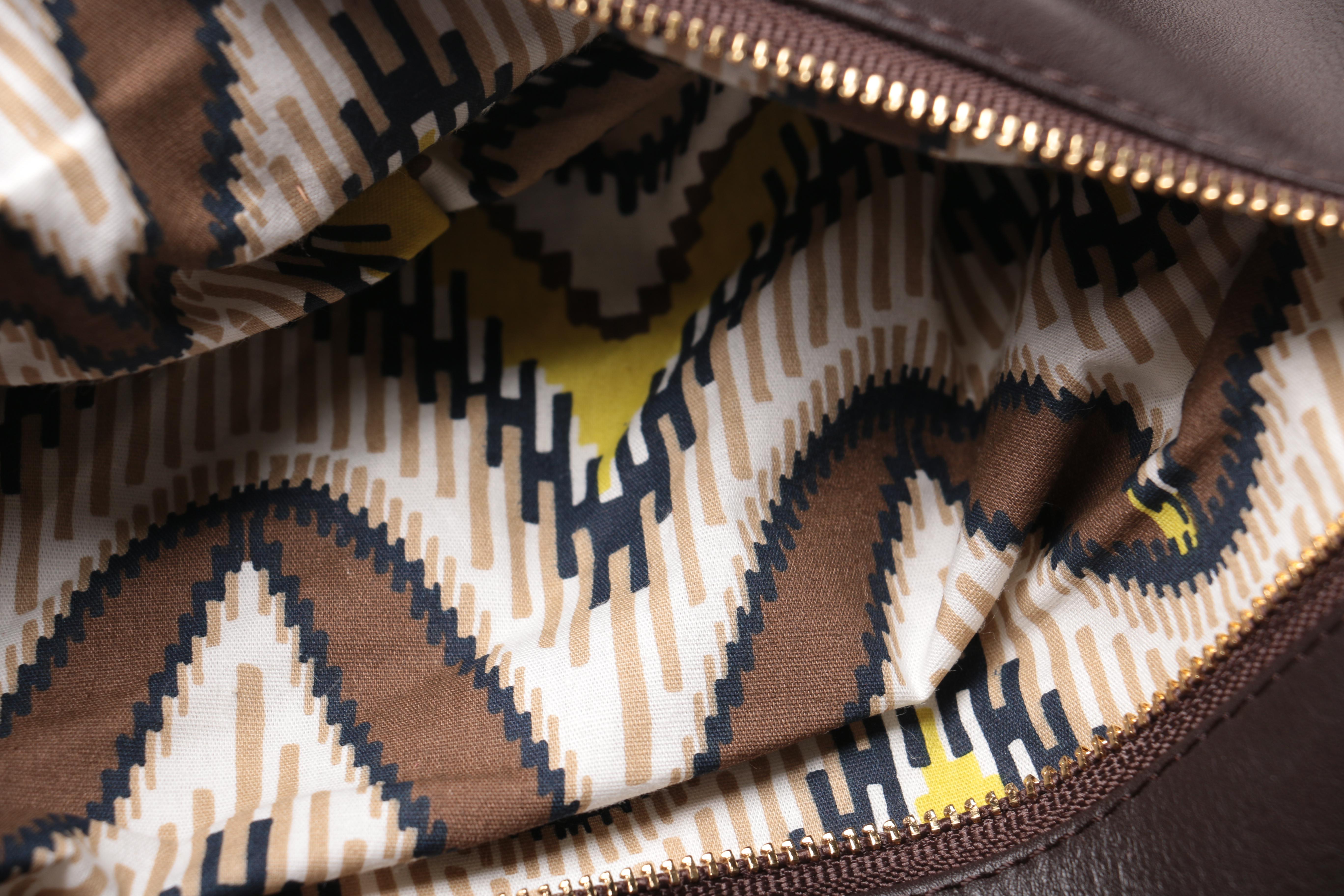 Tory Burch Patent Leather and Raffia Shoulder Bag