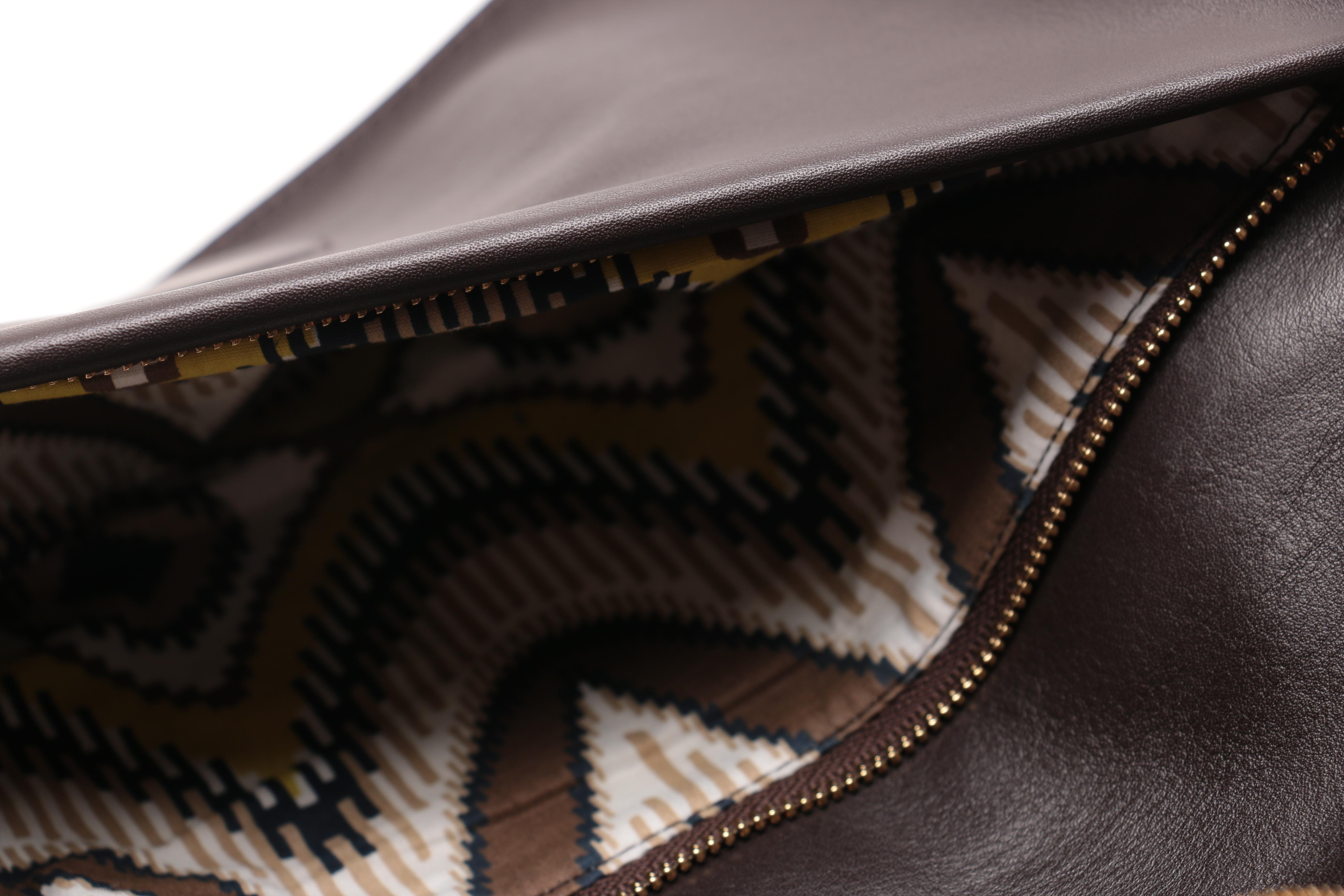 Tory Burch Patent Leather and Raffia Shoulder Bag