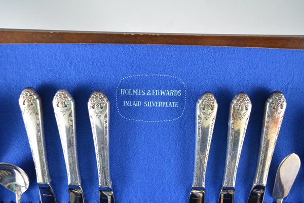 Holmes & Edwards Silver Plate Flatware Set