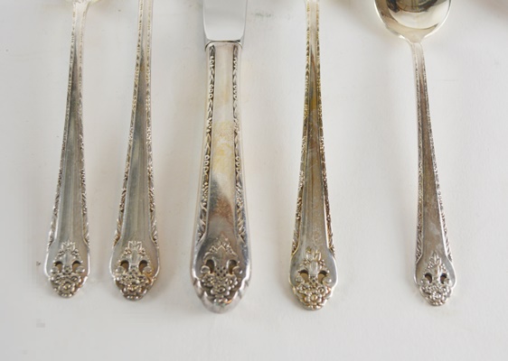 Holmes & Edwards Silver Plate Flatware Set