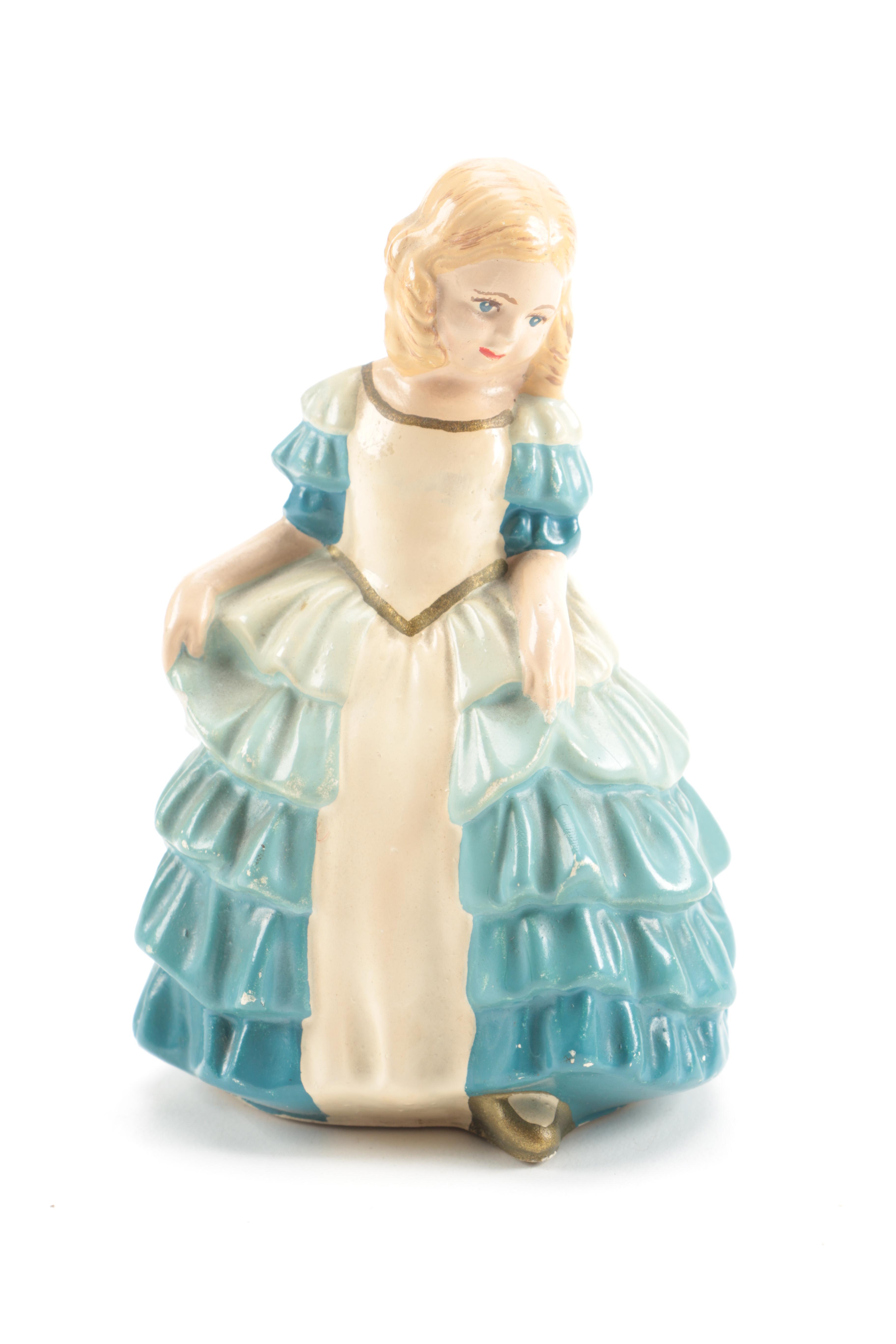 1949 Porcelain Figurine Set Including Boy With Cello by Milburn