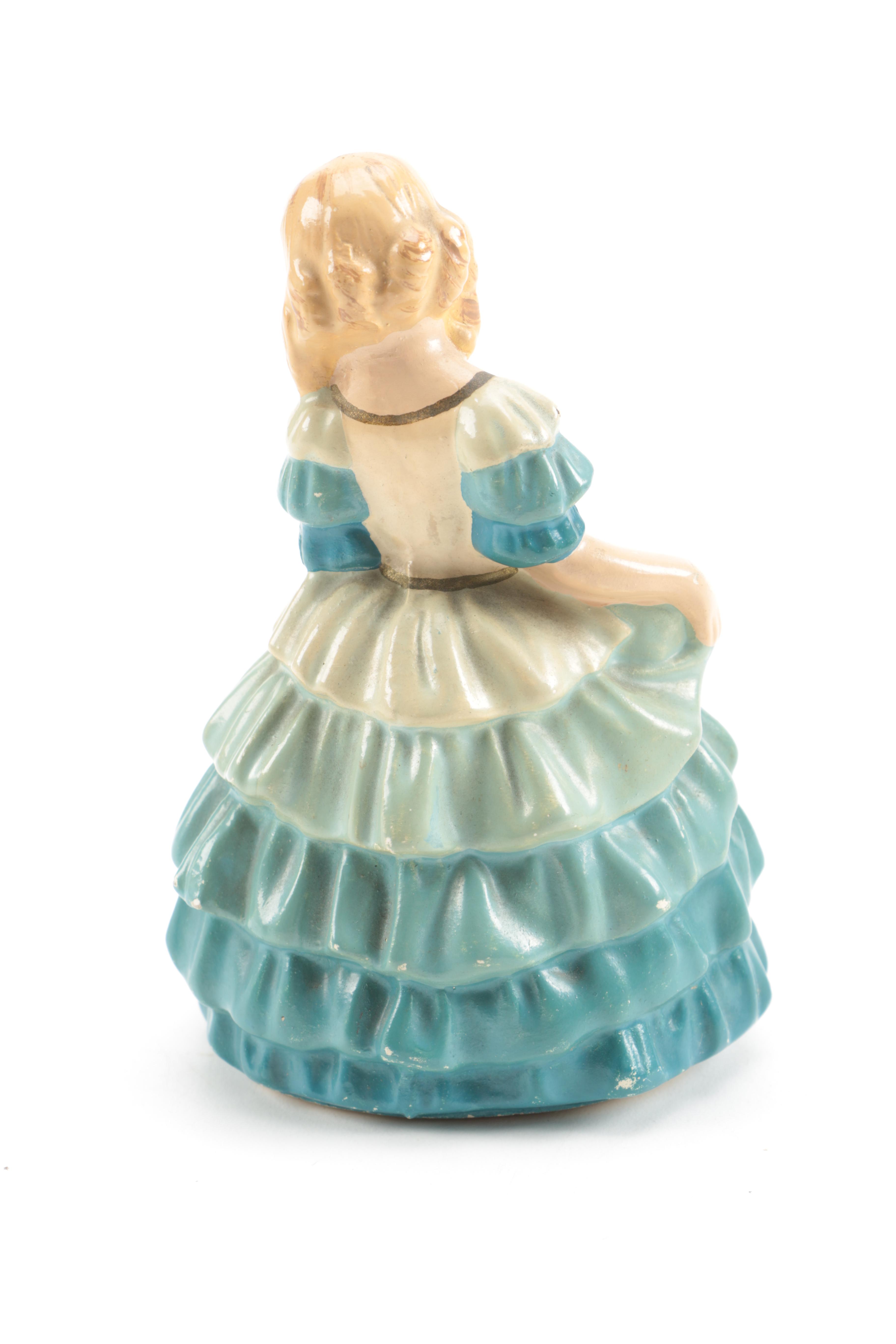 1949 Porcelain Figurine Set Including Boy With Cello by Milburn