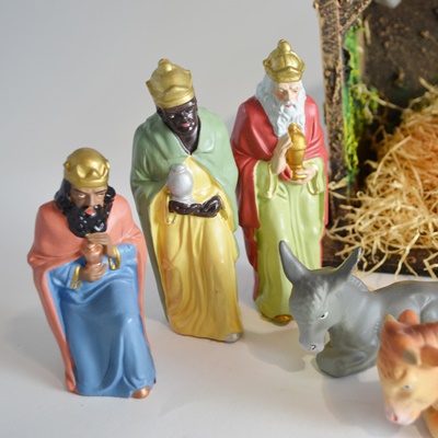 Vintage West Germany Nativity Set