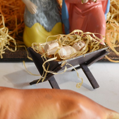 Vintage West Germany Nativity Set