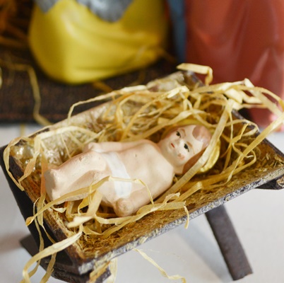 Vintage West Germany Nativity Set