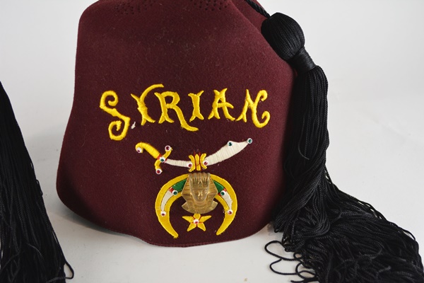 Two Syrian Shrine Caps
