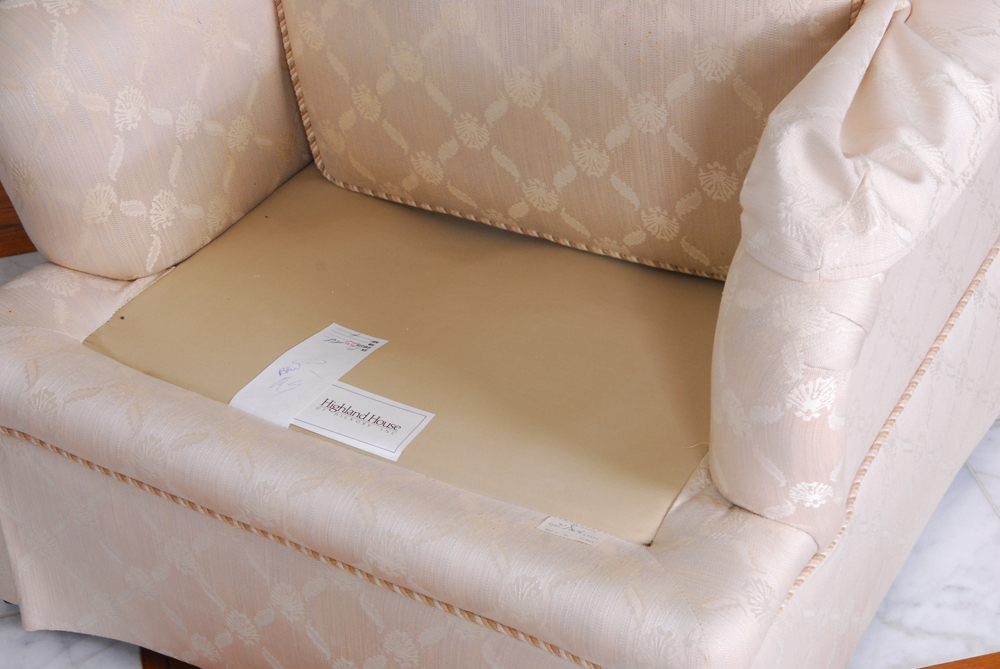 Cream Tone Accent Chair by Highland House