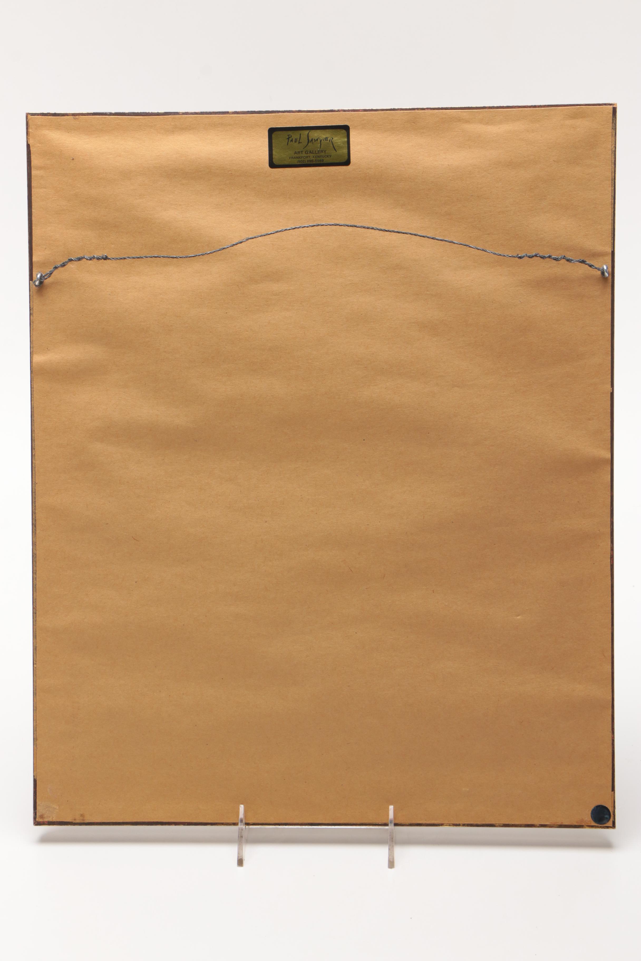 Two Black-and-White Prints after Paul Sawyier and Caroline Williams