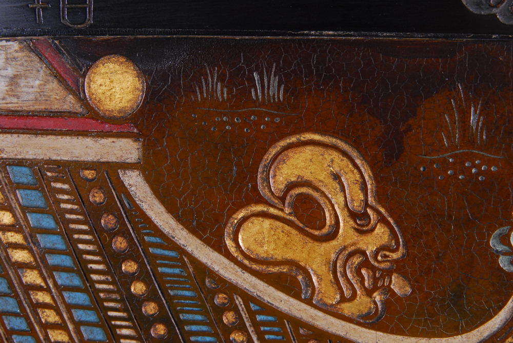 Chinoiserie Mahogany Cabinet