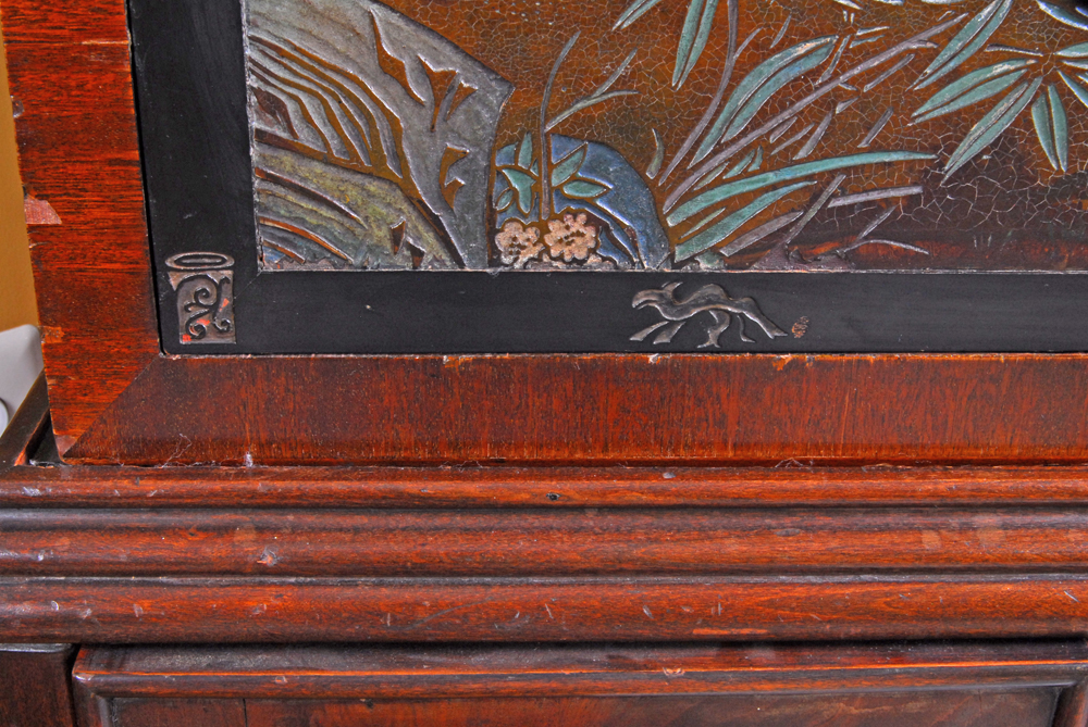 Chinoiserie Mahogany Cabinet