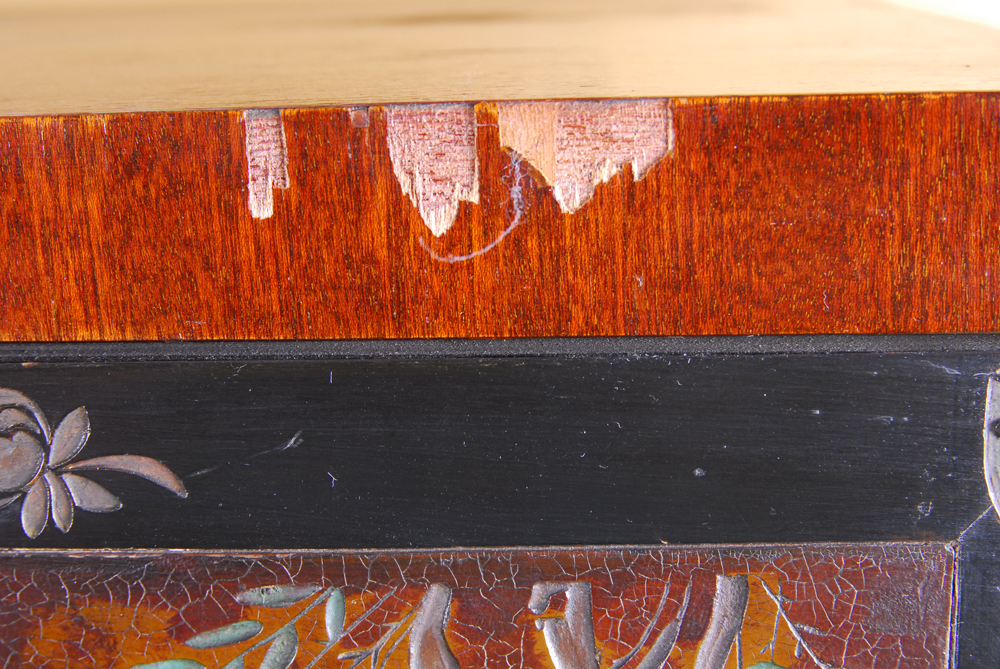 Chinoiserie Mahogany Cabinet