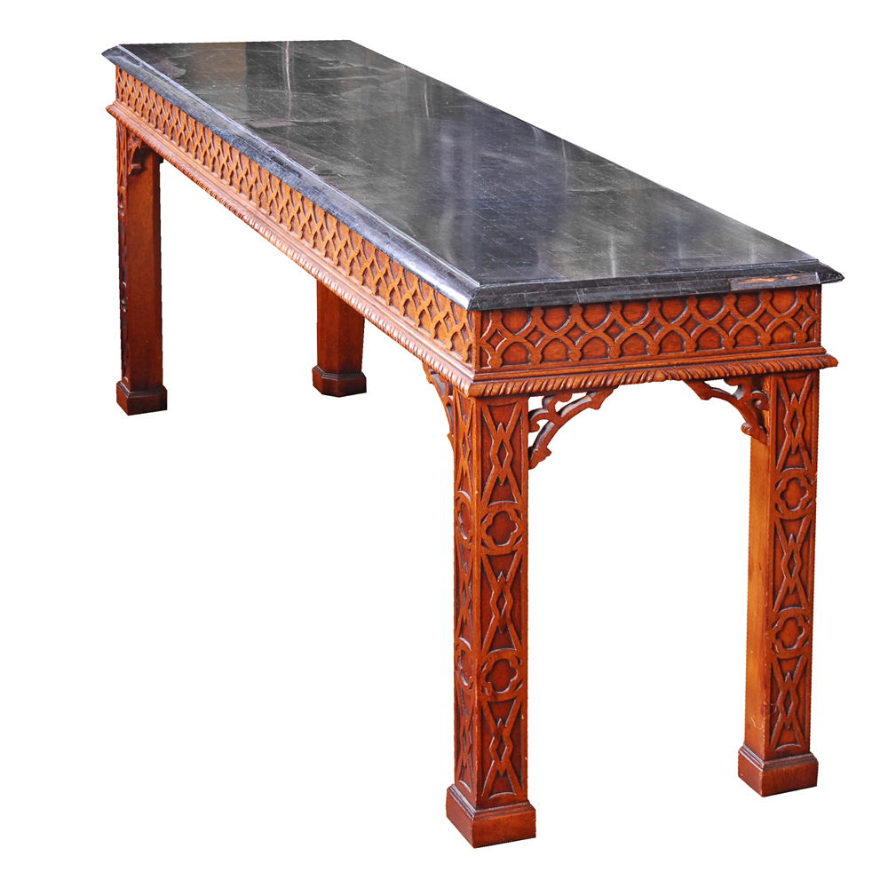 Maitland-Smith Marble Top Console Table