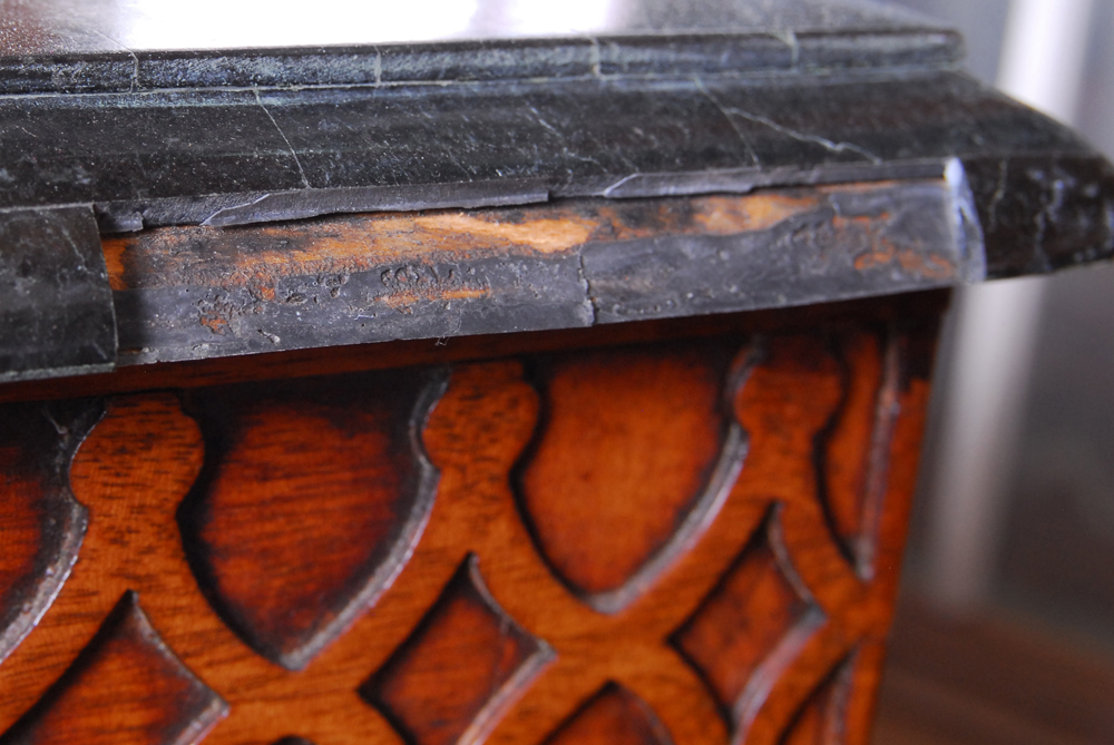 Maitland-Smith Marble Top Console Table