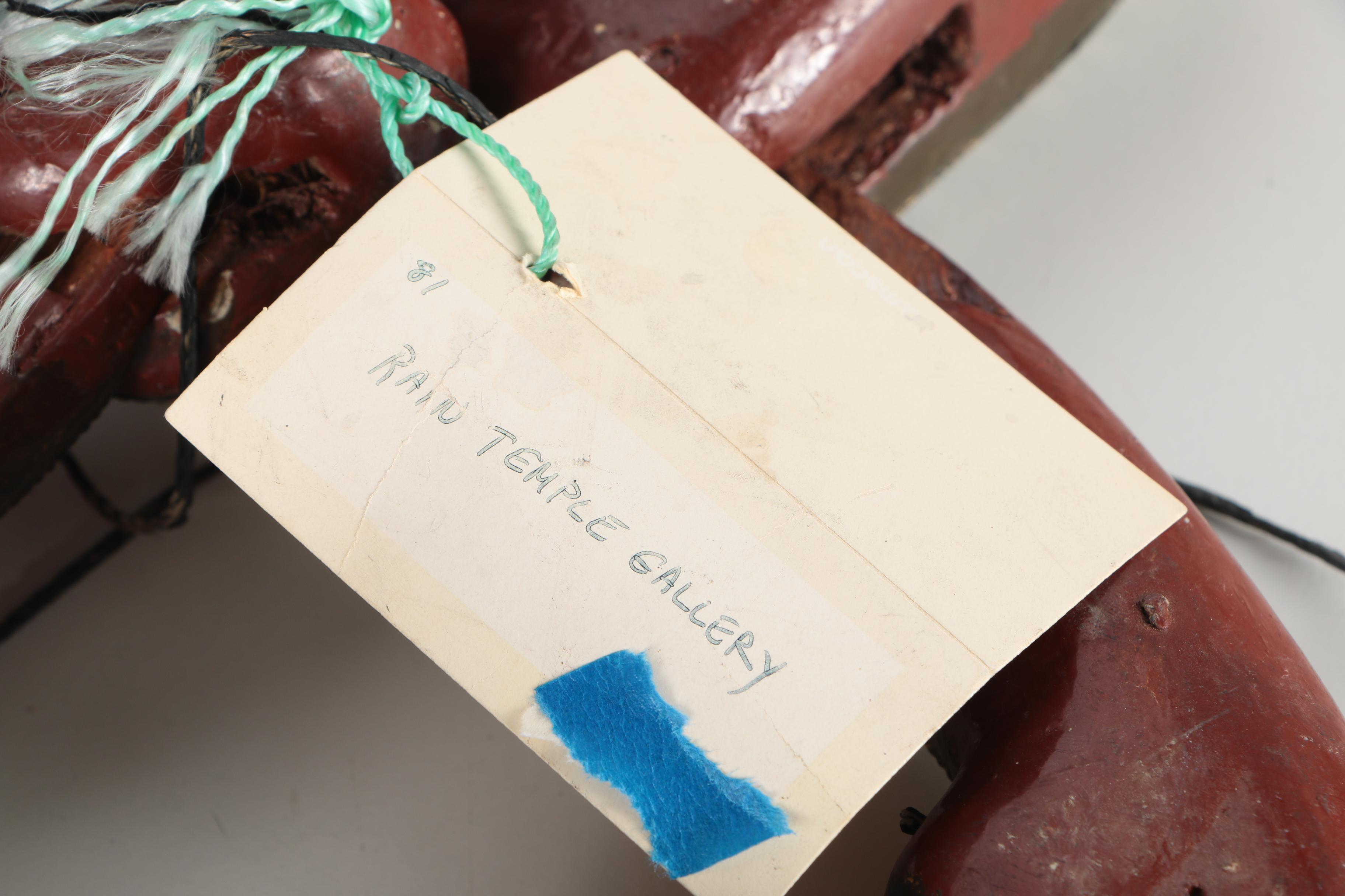 Vintage Carved Wood Marionette of a Horse From Thailand