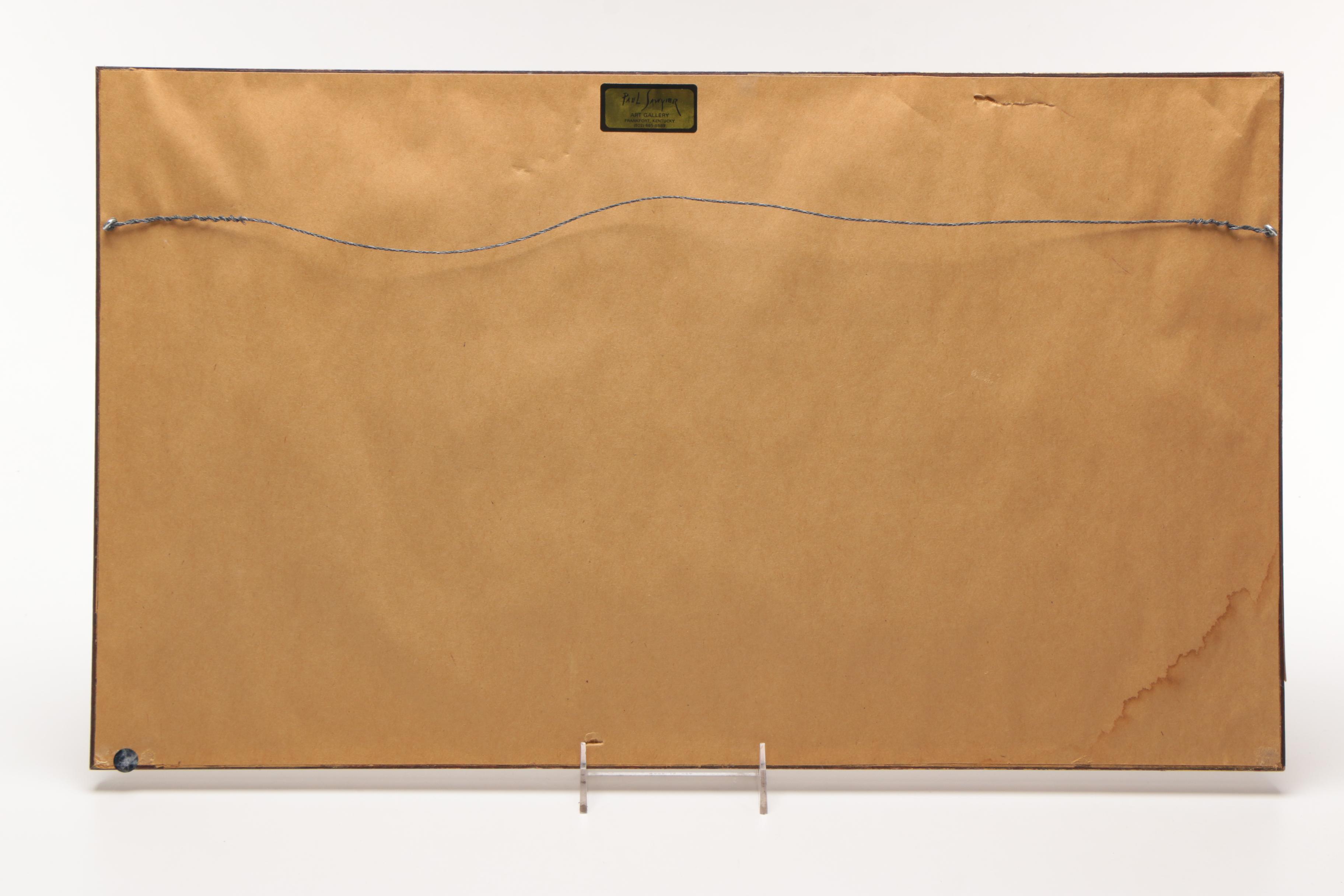 Two Black-and-White Prints after Paul Sawyier and Caroline Williams