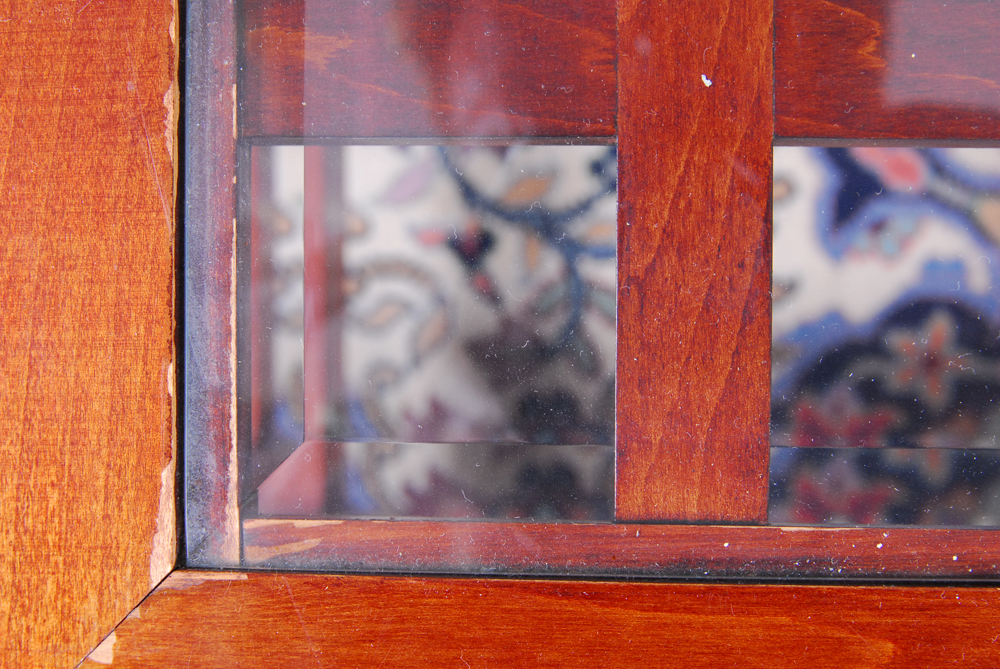 Wood and Glass Coffee Table