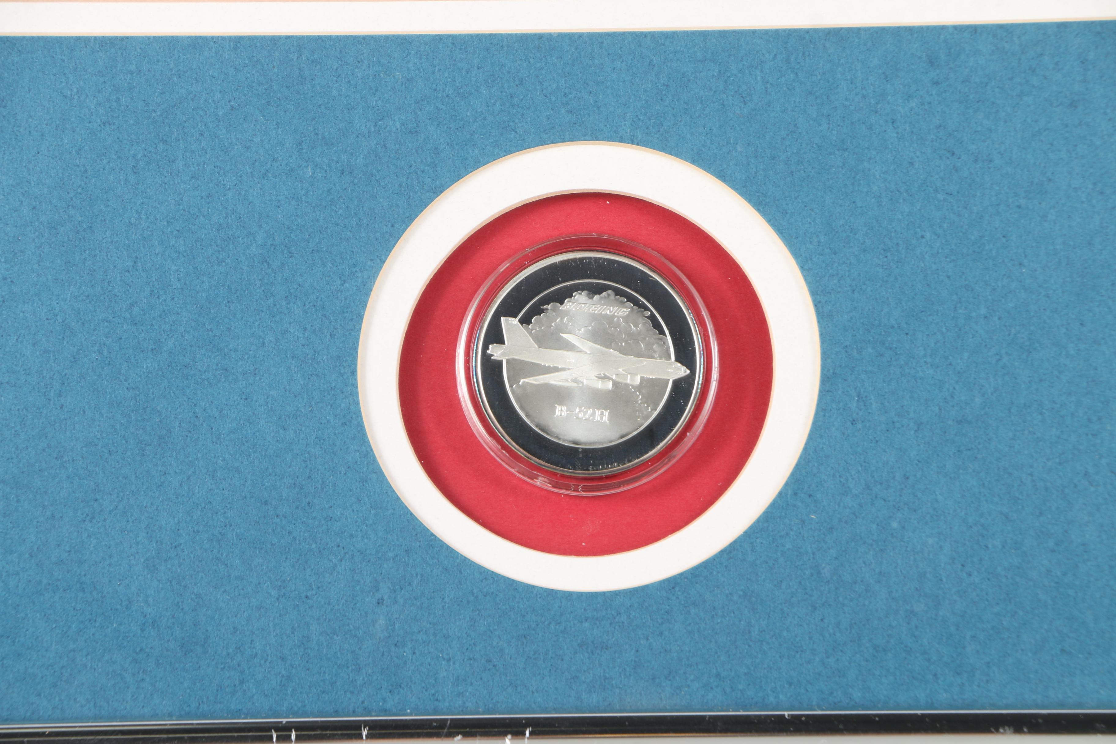 Two Framed Color Photographs of Boeing Aircraft