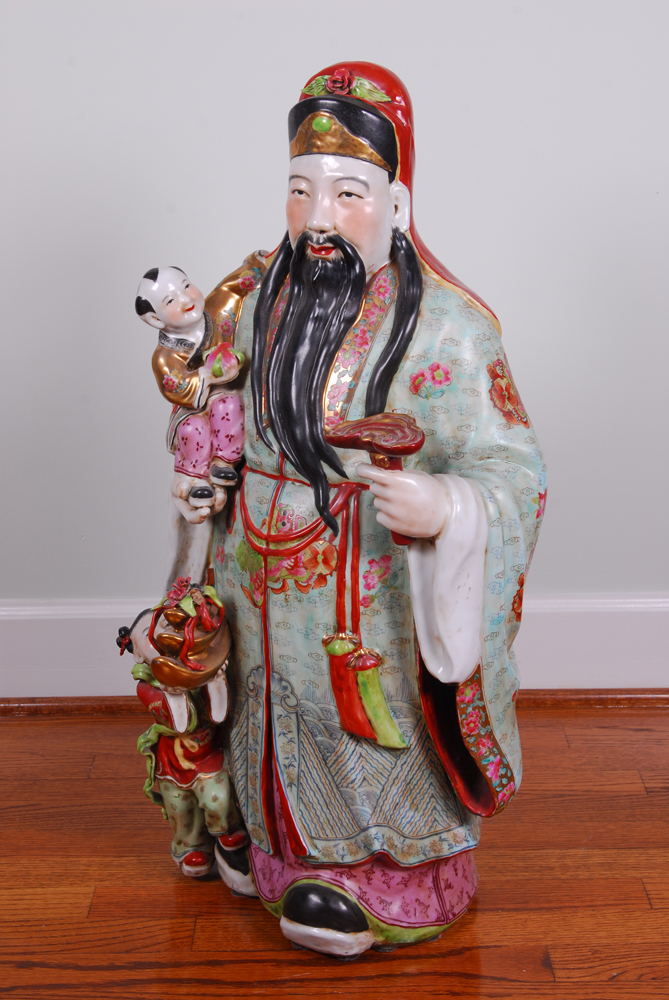 Chinese Emperor Sculpture