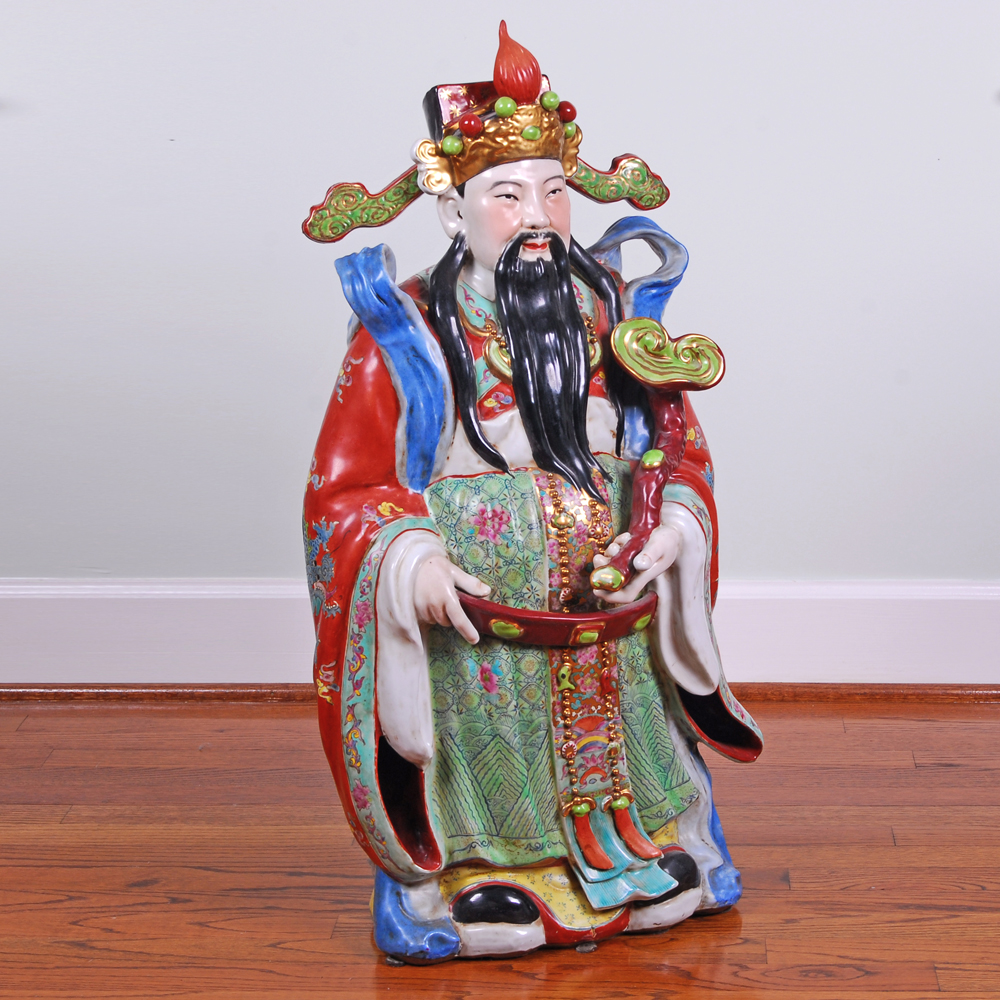Chinese Emperor Sculpture