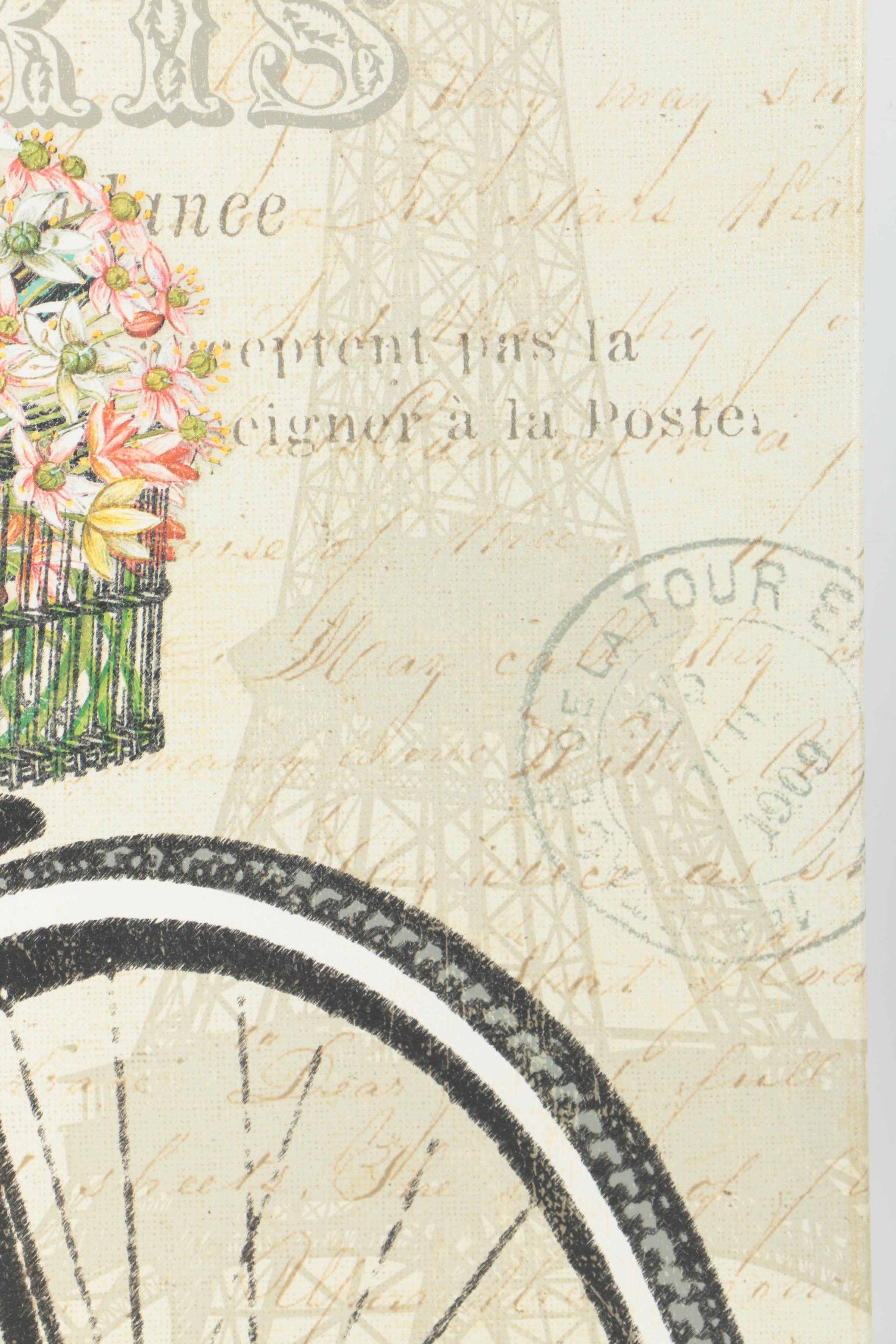 Giclée Print on Stretched Canvas "Carte Postale"