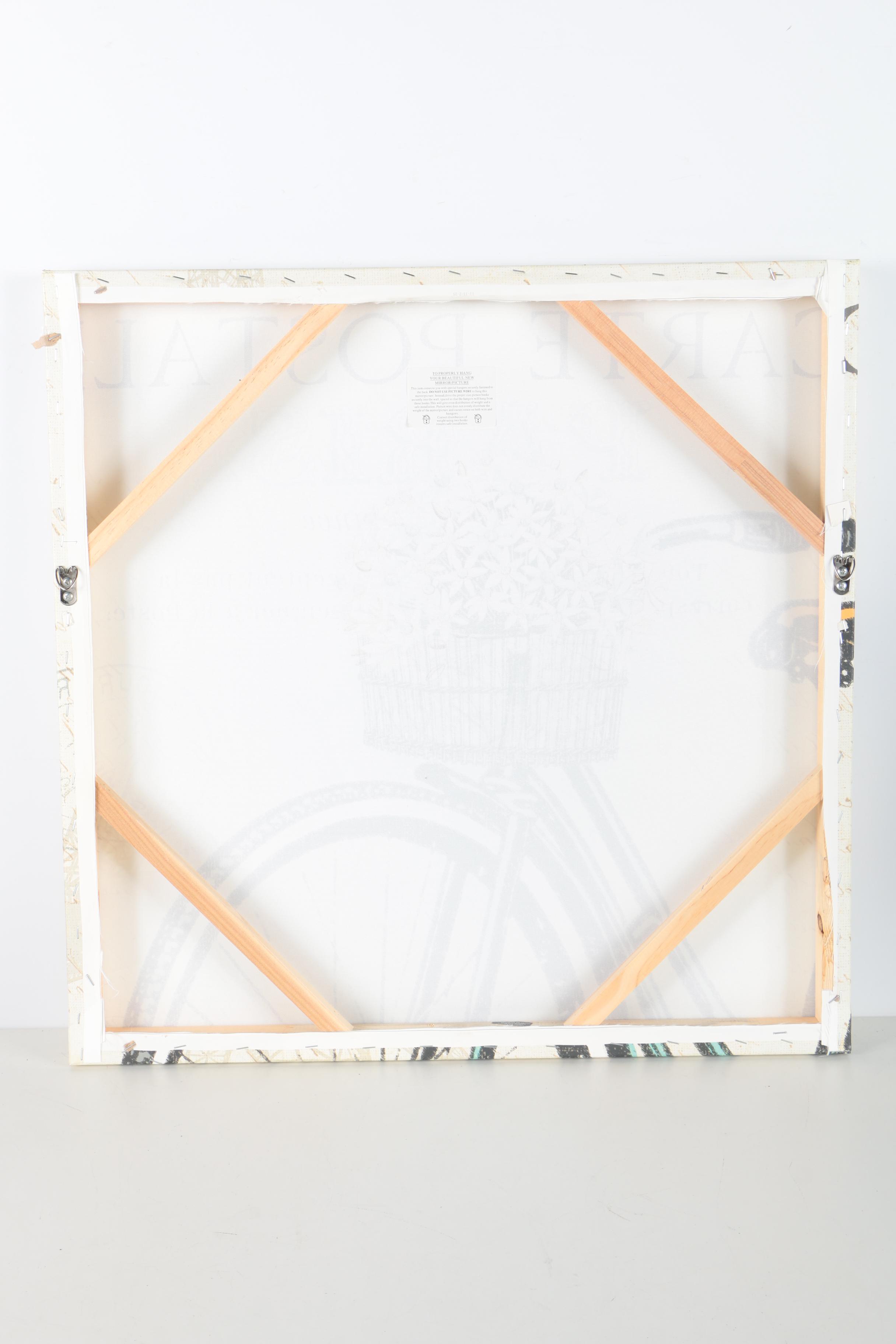 Giclée Print on Stretched Canvas "Carte Postale"