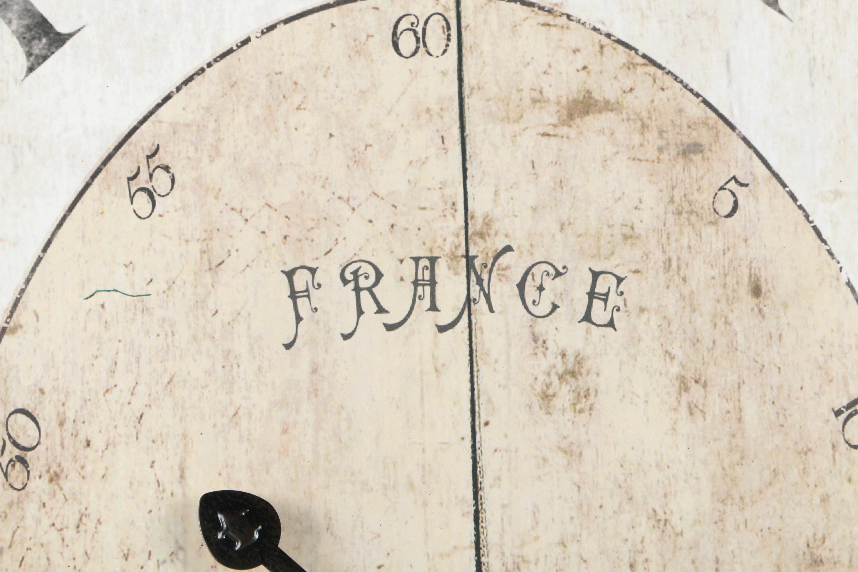 Two Oversized Analog Wall Clocks